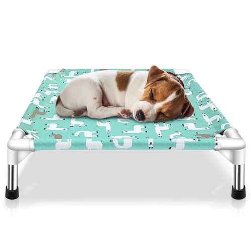 Elevated dog bed pet - bed, cot
