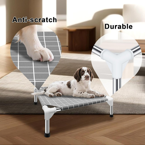 Elevated pet bed dog cot - dog,