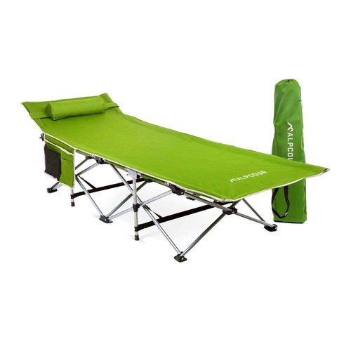 Folding camping cot deluxe - cot,