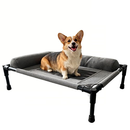 Raised dog bed for small - raised,